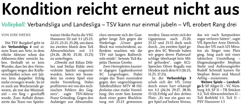 Unser guter Block war entscheidend