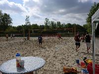 ...es wurde sich dann aber schnell wieder dem Sandsport gewidmet.