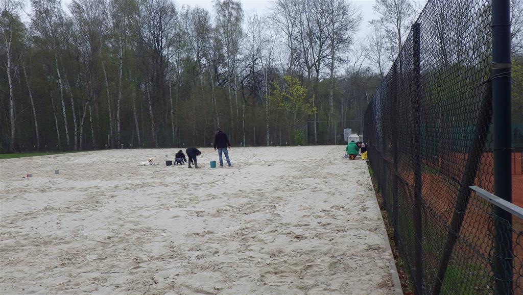 Sand wird gereinigt