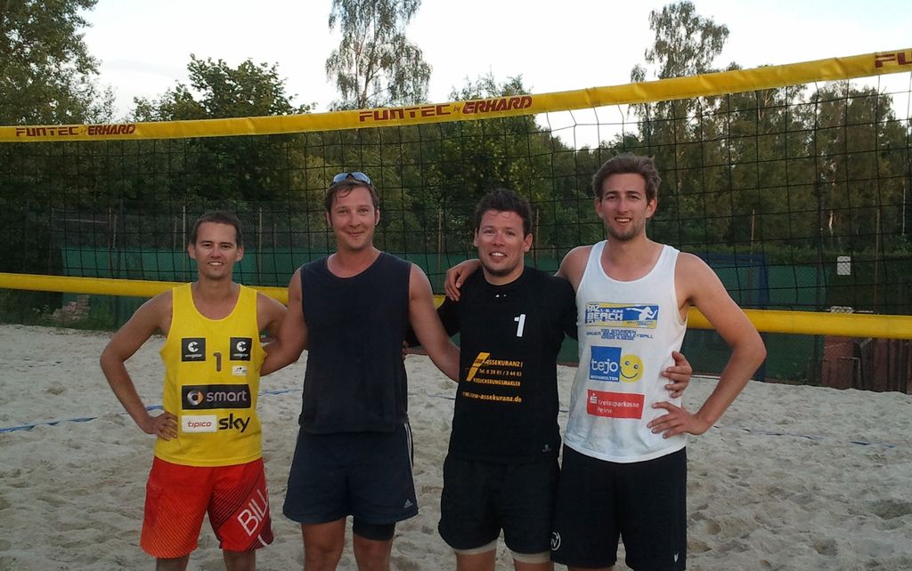 Nach dem Finale: Neumann / Weimer und Albers / Fankhänel