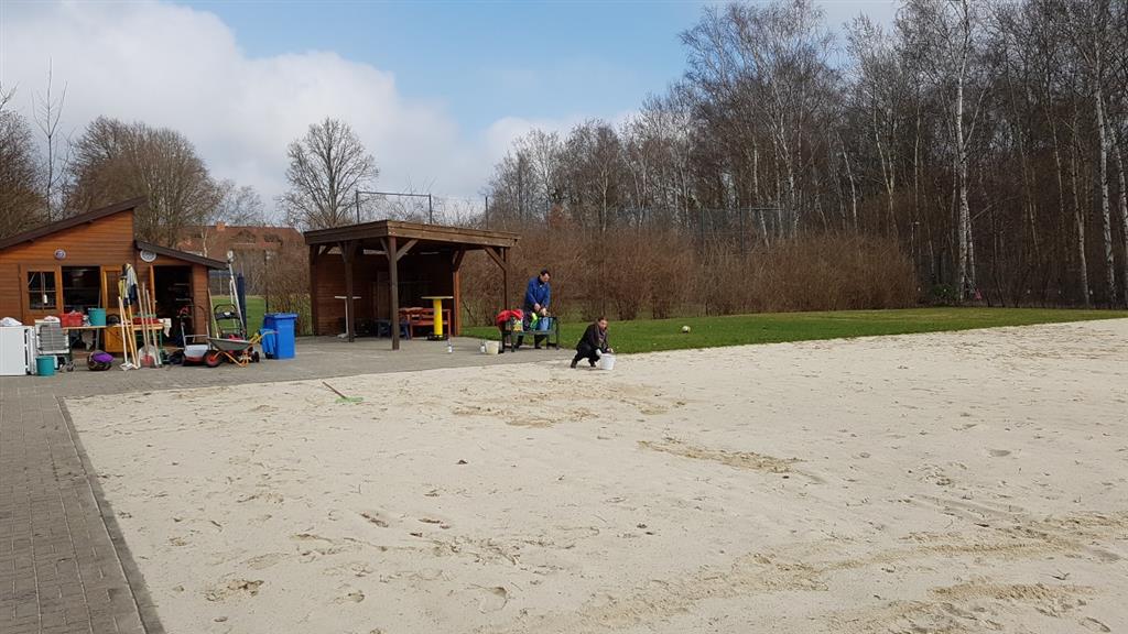 Sand säubern