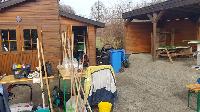 Alle Werkzeuge müssen wieder in die Hütte