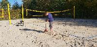 Sand schaufeln