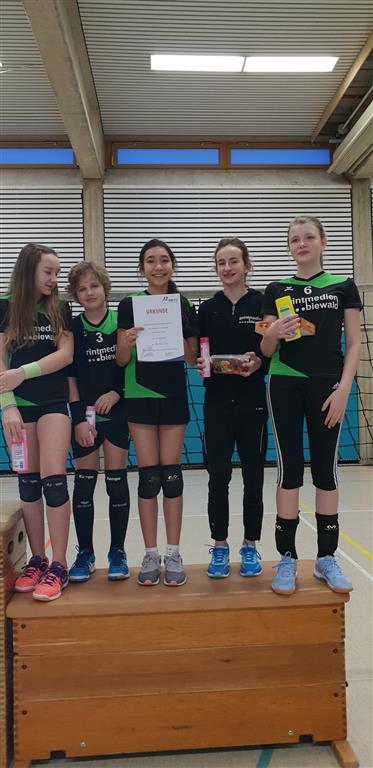 Die Altwarmbüchener U14 auf dem 3. Platz