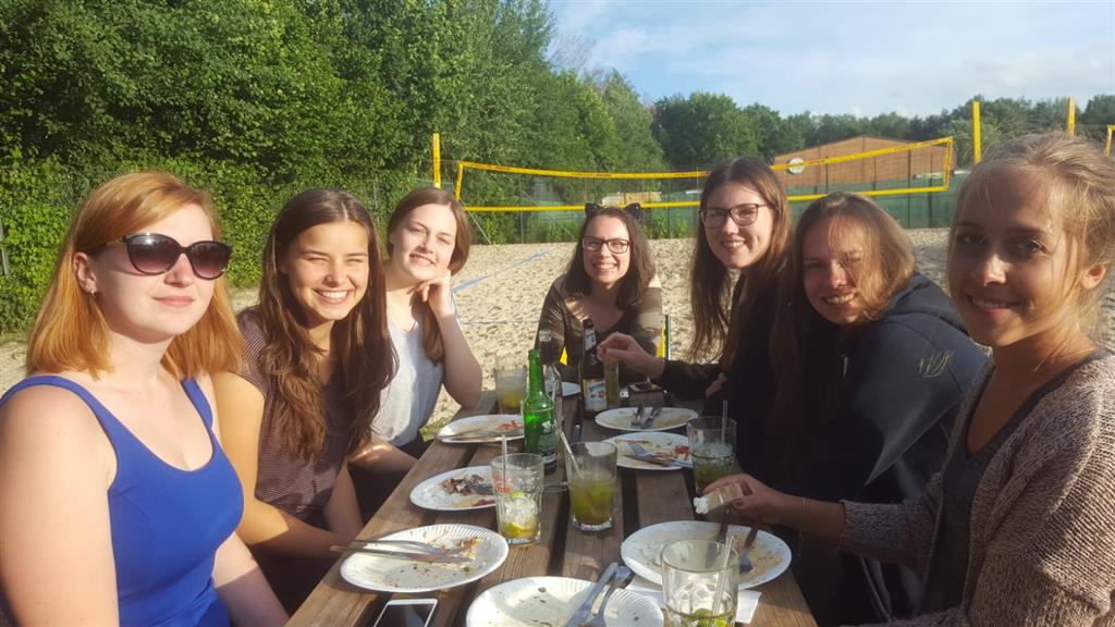 Abendessen in der Sonne