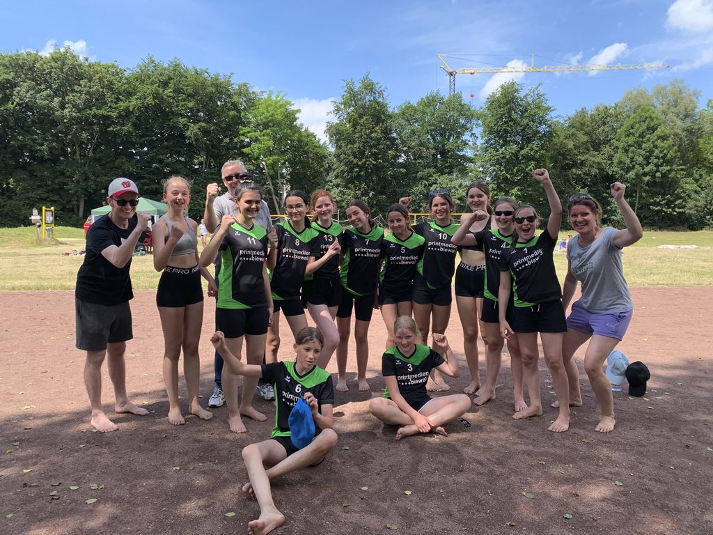 Die Mädels nach dem Turnier beim GfL