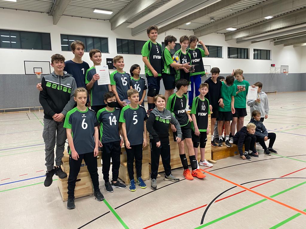 1. bis 4. Platz U15 männlich