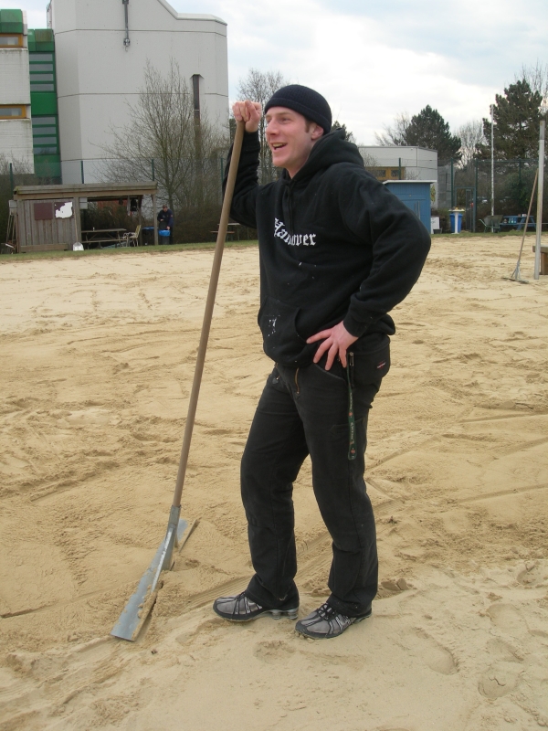 Warten auf die Karre