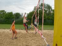 1. Halbfinale: das Team Bahlburg/Piwecki im Angriff