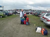 Mit Sack und Pack auf die Insel
