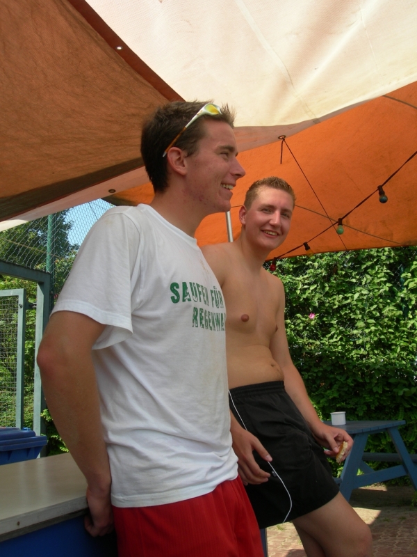 Spielten ein gutes Turnier: Robin Wermuth und Fabian Dannenberg