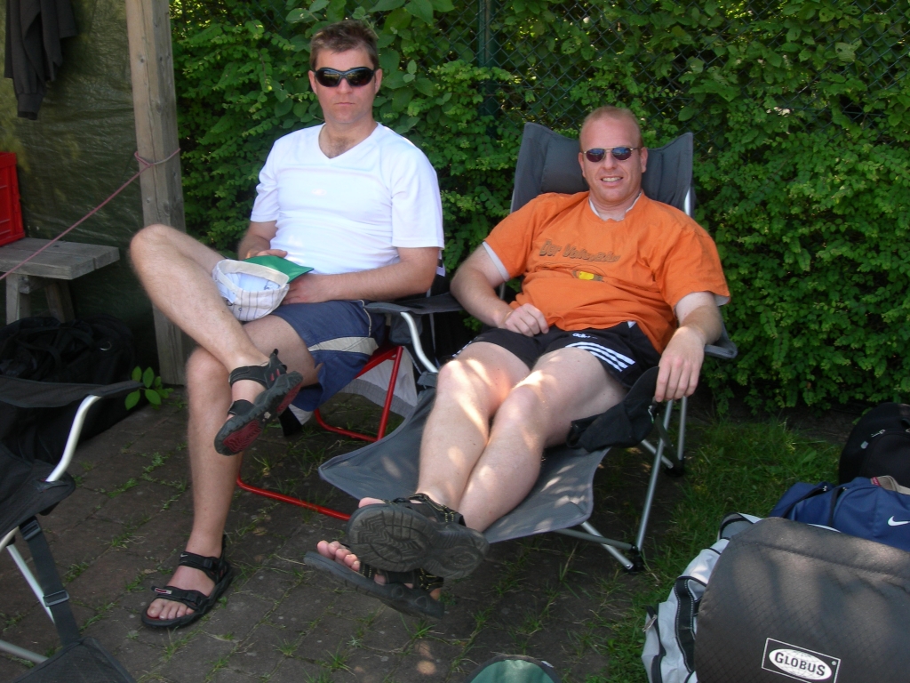 ...und bei entspannter Pause im Schatten...