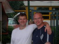 Auf Platz 4: Dietmar Laqua und Dirk Sievers