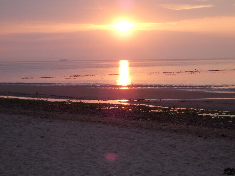Sonnenuntergang auf der Düne