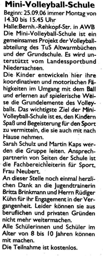 Blick in die Gemeinde 14.09.2006 (2)