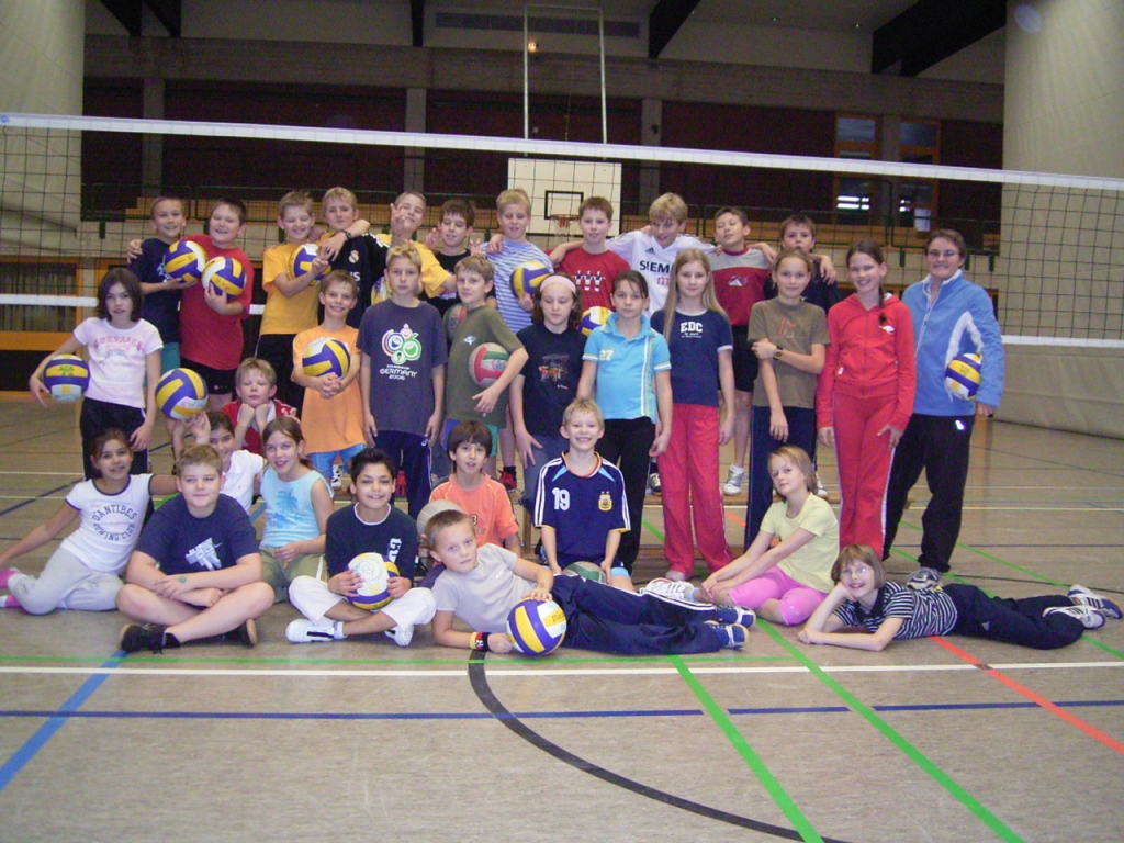 Britta und die Truppe des Gymnasiums