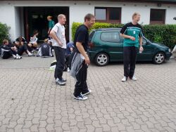 Jeder hat seinen Spaß in den Spielpausen