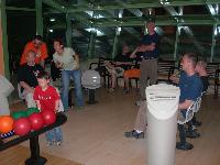 nebenbei auch beim Bowling