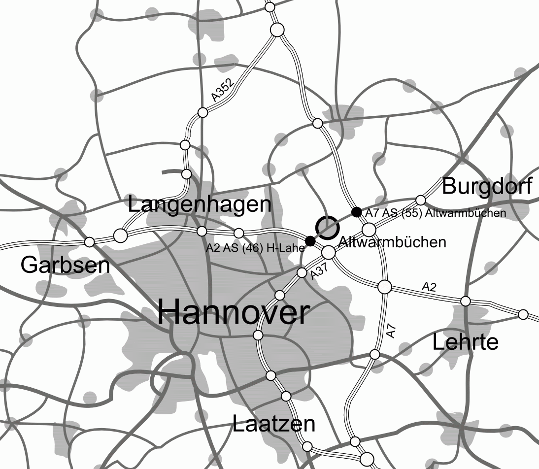 Anfahrtsplan Altwarmbüchen