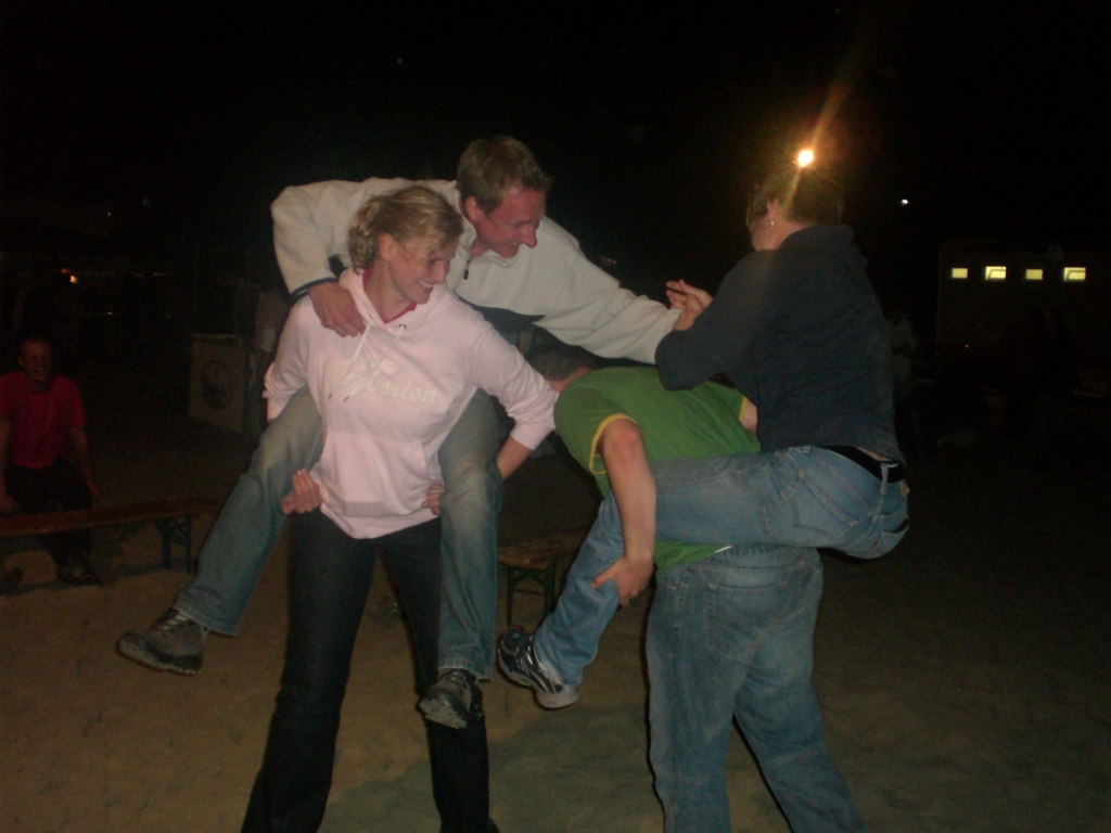 Es wurde abends gezerrt, gekämpft ...