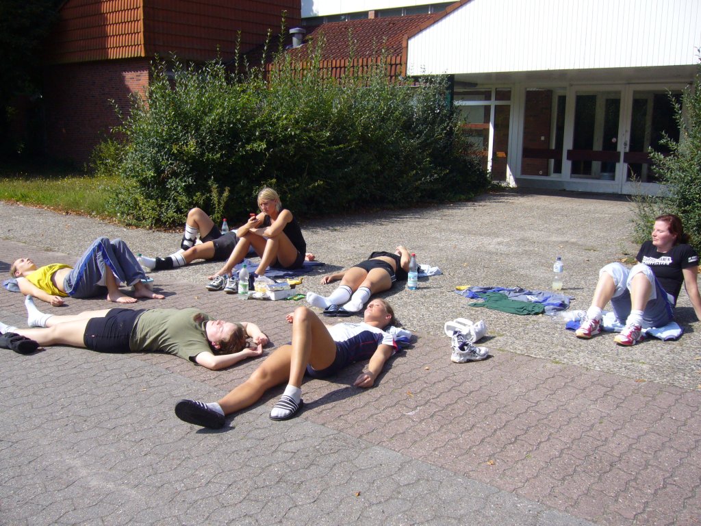 Auch das schöne Wetter kann uns nicht bremsen