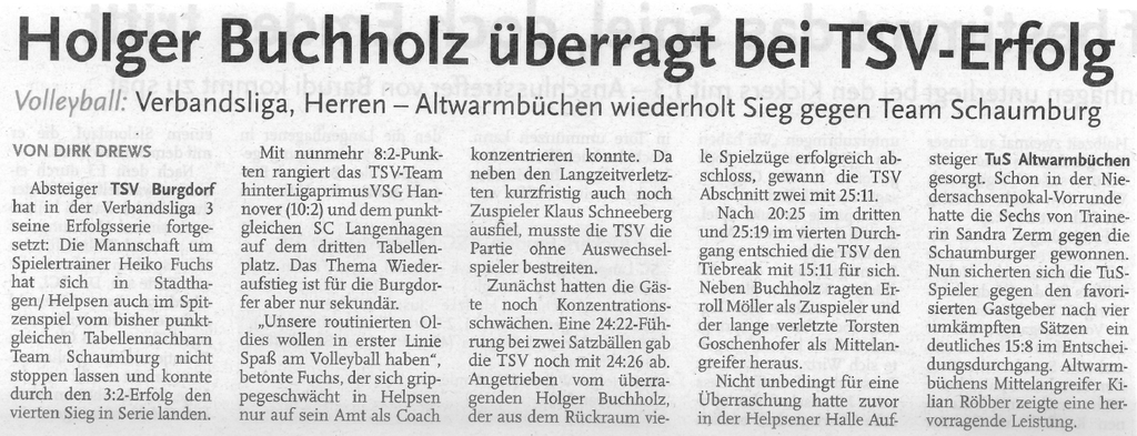 Altarmbüchens Mittelangreifer Kilian Röbber zeigte eine hervorragende Leistung.