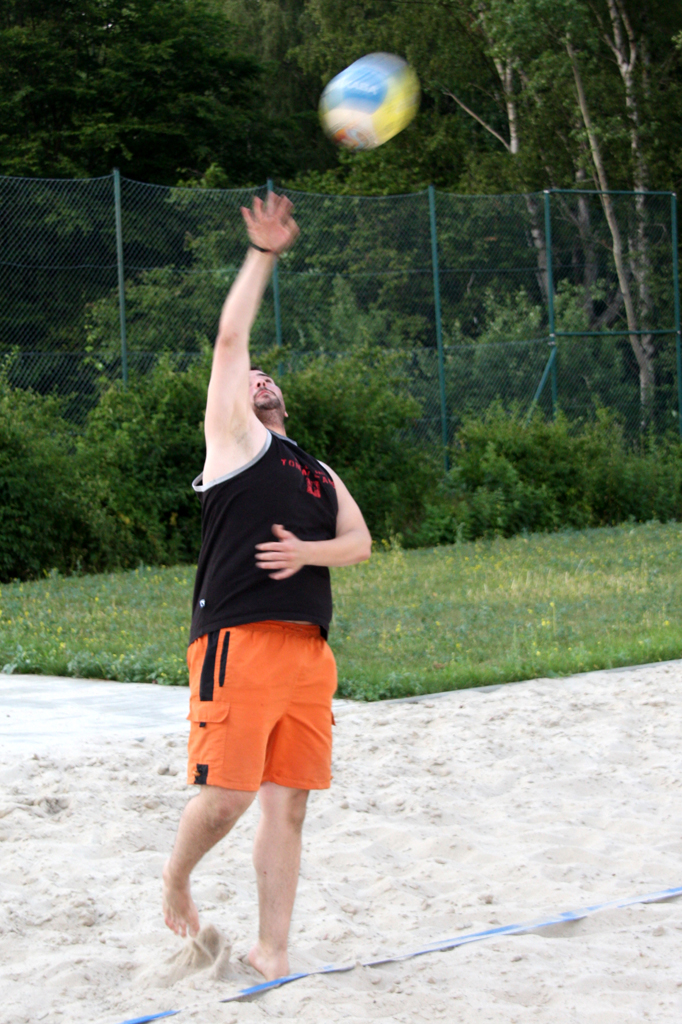 Lars am Aufschlag