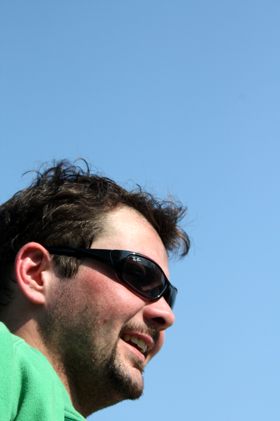 Immer alles im Blick: Unser Beachwart Lars
