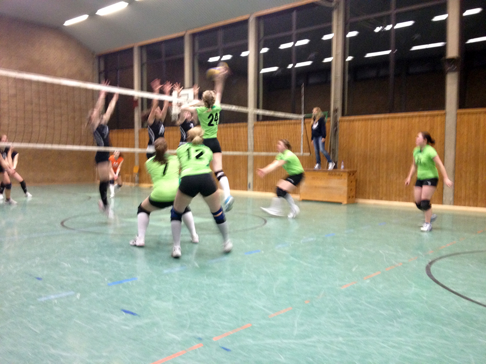 Luise im Angriff
