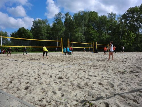 ...und Sonntag die Frauen mit dem Sport beginnen können.