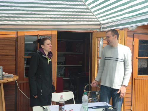 ...rund um die Organisatoren Sandra Zerm (Samstag)  und Thorsten Meyer (Sonntag)...